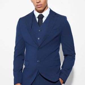 Skinny Single Breasted Suit Jacket
