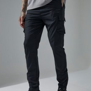 Tall Man Active Workout Technical Tapered Cargo Sweatpants