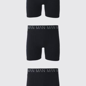 Man Active Seamless 7inch Long Boxer 3 Pack