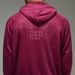 One More Rep Oversized Boxy Washed  Hoodie
