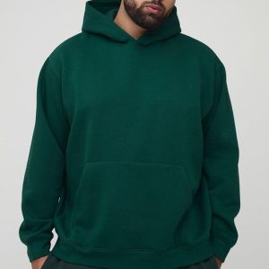 Plus Basic Oversized Over the Head Hoodie
