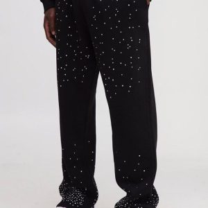 Tall Oversized Rhinestone Joggers