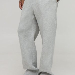 Tall Scuba Marl Embroidered Straight Fit Joggers
