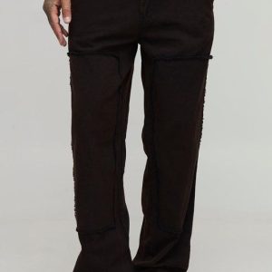 Tall Bleach Wash Relaxed Fit Carpenter Trousers