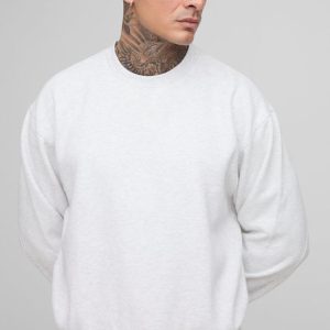 Tall Oversized Boxy Pintuck Seam Detail Sweatshirt