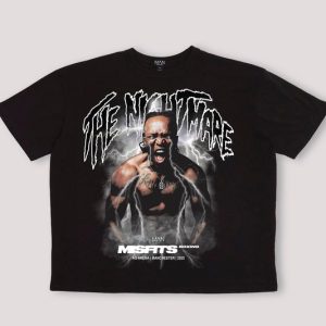 Black Oversized Misfits KSI The Nightmare License Printed T-Shirt
