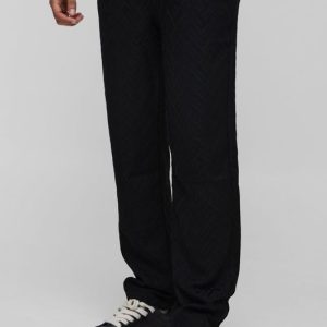 Tonal Geo Smart Straight Pants