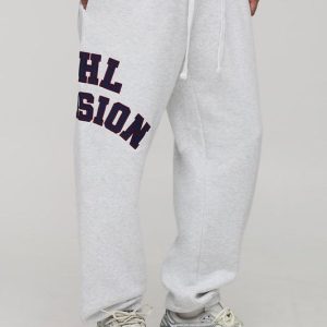 Oversized Fit Varsity Applique Joggers