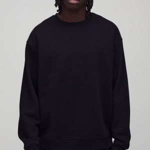 Basic Oversized Crew Neck Sweatshirt
