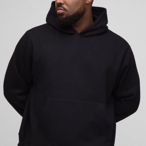 Plus Basic Boxy Over the Head Hoodie