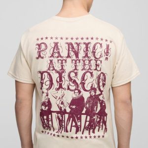 Regular Fit Panic At The Disco License Graphic T Shirt