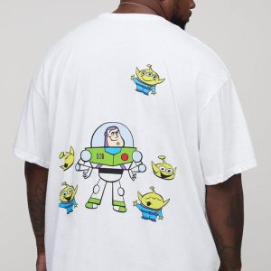 Plus Oversized Toy Story Disney License Print T-Shirt