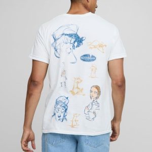 White Oversized Disney Ratatouille License T-Shirt