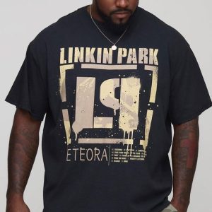 Plus Oversized Linkin Park License Print Washed T-Shirt