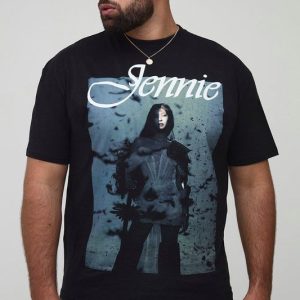 Plus Oversized Jennie License Print T-Shirt