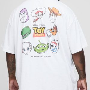 Plus Oversized Disney Toy Story License Printed T-Shirt