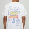 White Oversized Disney Toy Story Lotso License Printed T-Shirt