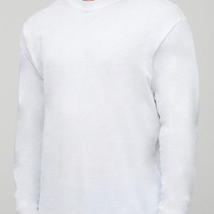 Basic Long Sleeve Regular Fit Crew Neck T Shirt