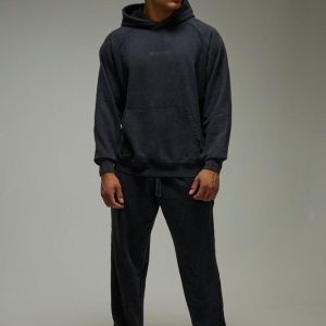 One More Rep Oversized Washed Tracksuit