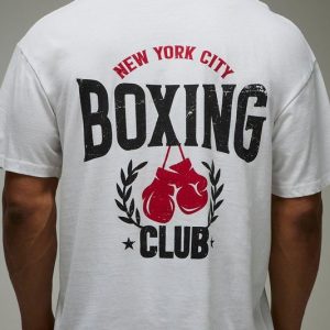Man Active Boxing Club Oversized T-shirt