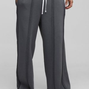 Extreme Wide Leg Exposed Seam Sweatpants