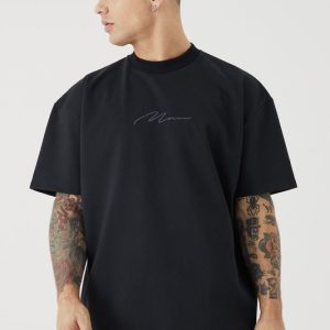 Oversized Premium Super Heavyweight Embroidered T-shirt