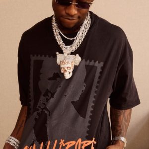 Black Oversized Boxy Extended Neck Washed Shallipopi T-Shirt