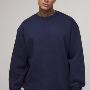 Tall Basic Oversized Crew Neck Sweatshirt