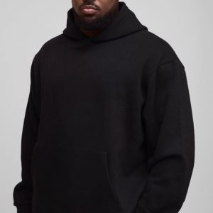 Plus Basic Oversized Over the Head Hoodie