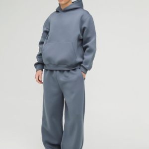 Oversized Boxy Bonded Scuba Hoodie