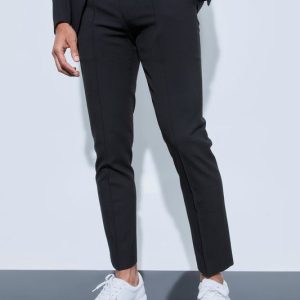 Skinny Fit Cropped Dress Pants