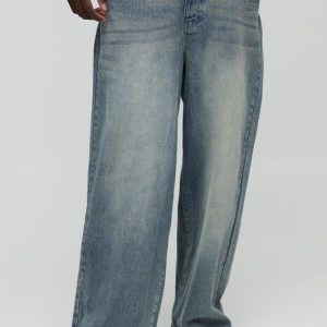 Baggy Rigid Washed Jeans