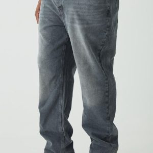 Plus Straight Rigid Jeans