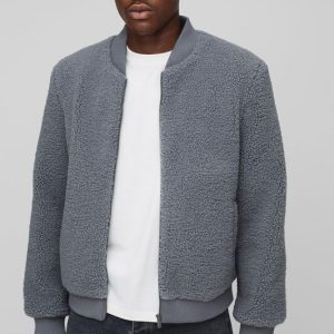 Regular Fit Borg Bomber Jacket