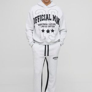Oversized Boxy Official Man Gusset Hooded Tracksuit