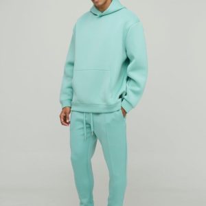 Oversized Bonded Scuba Hooded Tracksuit