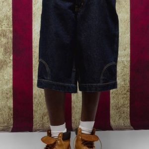 Longline Deconstructed Denim Jorts