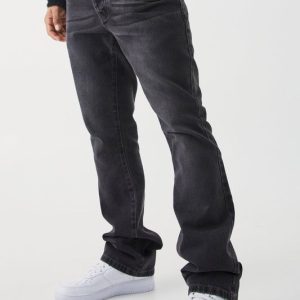 Slim Flare Rigid Washed Jeans