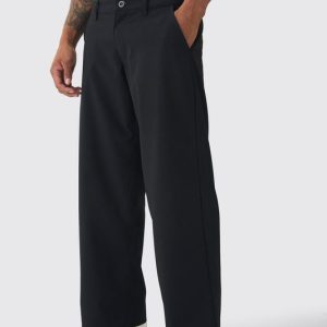 Baggy Fit Pants With Boxer Double Waistband