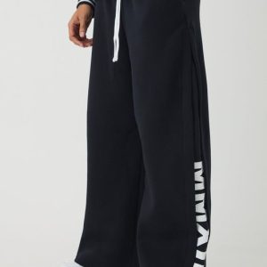 Extreme Wide Leg Pleated Gusset Sweatpants