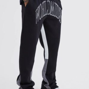 Regular Fit Worldwide Contrast Stitch Gusset Sweatpants