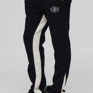 Slim Stacked M Star Flare Gusset Joggers
