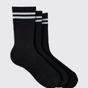3 Pack Sport Stripe Socks