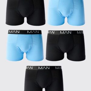 5 Pack Man Dash Mixed Trunks