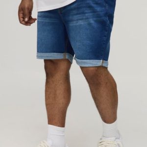 Plus Skinny Stretch Jean Shorts