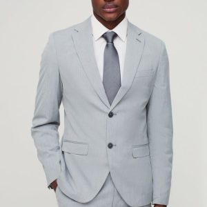 Slim Single Breasted Suit Jacket