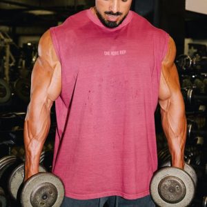 Man Active One More Rep Oversized Washed Tank