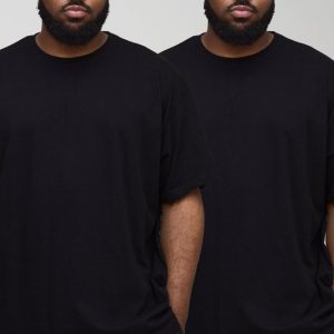 Plus 2 Pack Oversized T-shirt