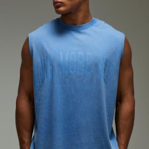 One More Rep Oversized Washed Tank