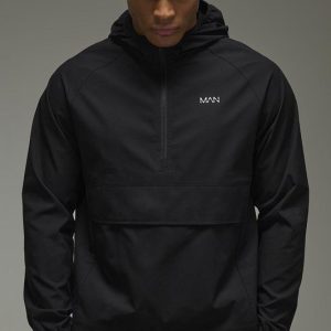 Man Active 1/4 Zip Windbreaker